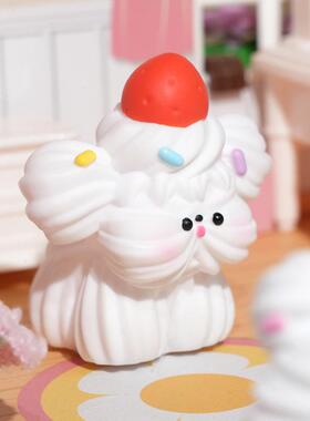 创意可爱甜觅时光动物摆件可爱卡通迷你小礼品桌面摆件工厂