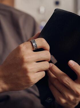 男士戒指男生复古手工锻造《百鬼夜行》骷髅戒指男潮霸气复古指环