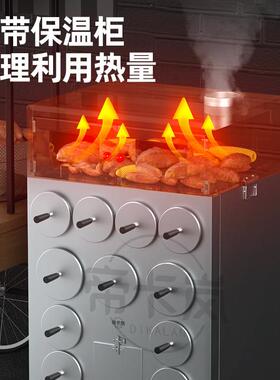 帝卡岚柴火地瓜机商用烤红薯机炉木炭燃气摆摊玉米雪梨加厚烤炉