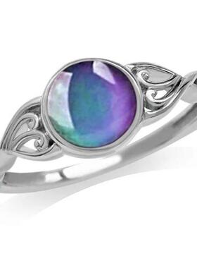 Moon Stone Color Changing Mood Ring,Jewelry Gift