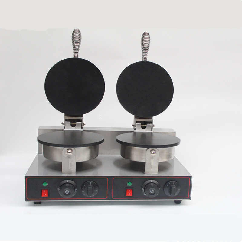 星志海电热双头蛋卷机商用脆皮机鸡蛋卷机平面薄脆皮机光面蛋卷机,淘宝优惠券,粉丝福利购,淘宝优惠卷