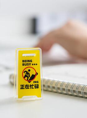 小夹子创意装饰摆件办公室工位早日退休提醒夹留言夹便签夹照片夹