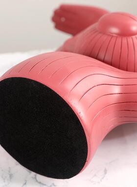 简XSY1908现代客厅板房装饰摆件创意家居猴子举托盘果盘约树样脂