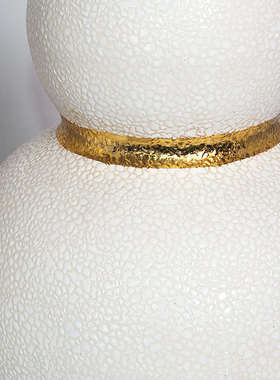 现代中式轻奢民宿售楼处别墅酒店玄关特大号陶瓷葫芦软装饰品摆