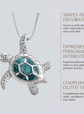 Turtle Necklace: A fashionable and minimalist neck accessory