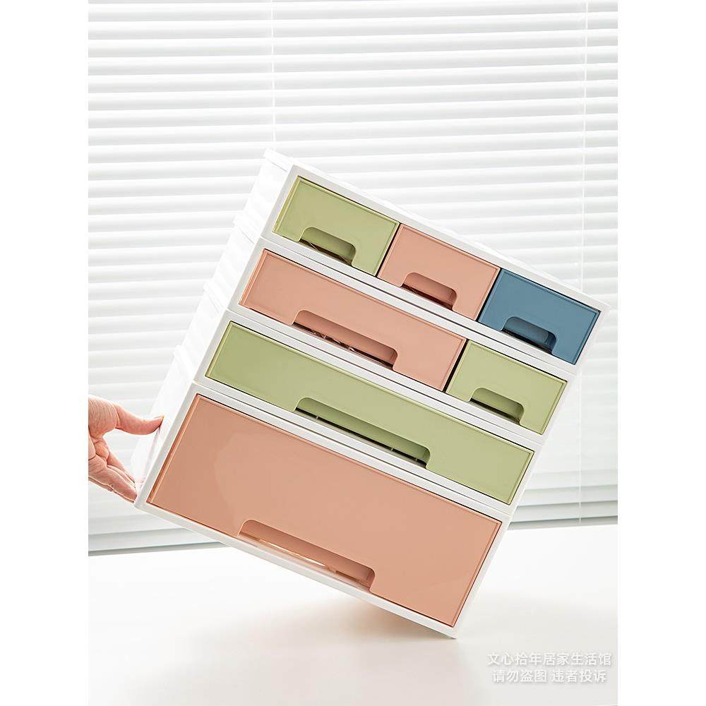 抽屉式桌面收纳盒办公室工位整理神器文件置物架多层杂物储物柜子,淘宝优惠券,粉丝福利购,淘宝优惠卷