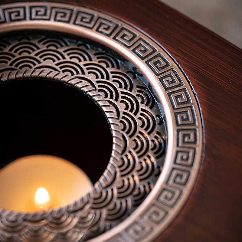 重竹蜡烛台 合金防烫圈蜡器烛温干烧茶茶玻壶加底茶炉保热温底座,淘宝优惠券,粉丝福利购,淘宝优惠卷