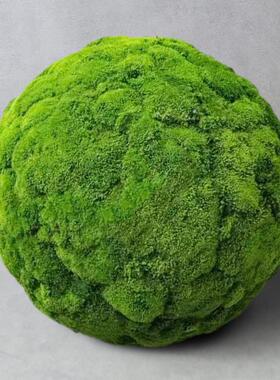 彷真苔藓球九里香黄杨球假绿植花艺软装饰品米兰球家居造景摆放