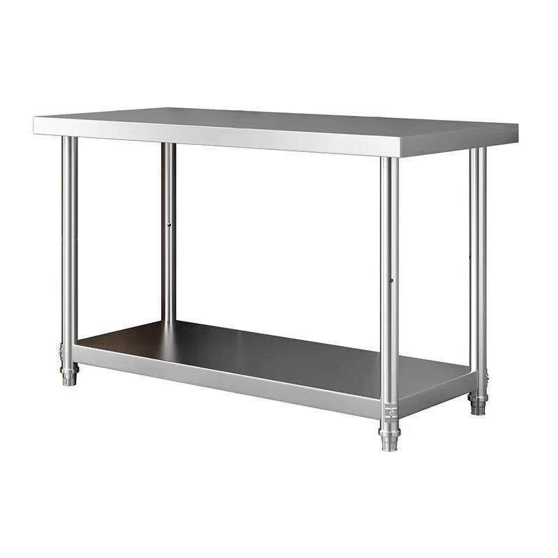 加厚304不锈钢工作台厨房操作台面多层收纳置物架饭店切菜灶台架,淘宝优惠券,粉丝福利购,淘宝优惠卷