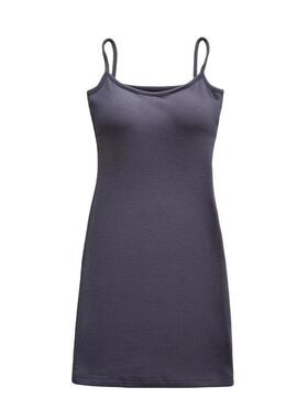 Externally expanded chest, sandblasted suspender dress,