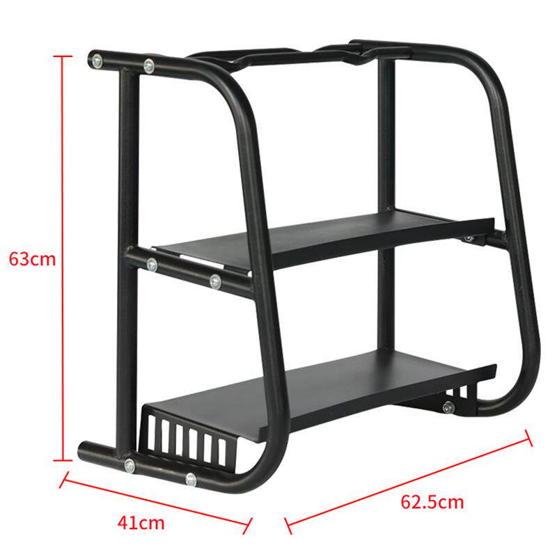 Three-layer dumbbell rack household multi-functional storage rack multi-layer vertical women's kettlebell rack full set combination