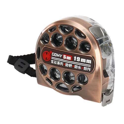 玄石高品质镂空3米5米钢卷尺古铜防污不锈钢卷尺工程工地装修卷尺 - 图0