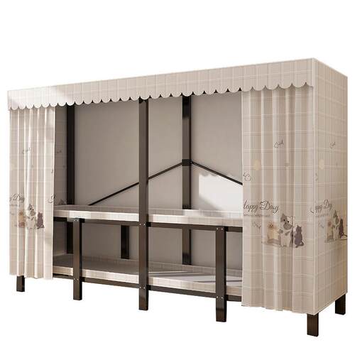 免橱安装折A9654叠衣柜家钢用卧室租房用简易布衣柜全出架结实耐 - 图3