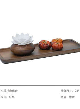 中式样板间厨房摆件装饰品软装仿真炉具汤锅平底锅花器装饰画组合