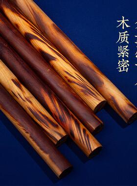 天然雷击桃木棍圆棍棒树枝剑老护金箍棒木雕摆件车镇挂敲打捶背