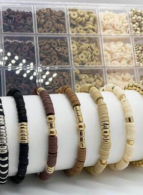 Clay Beads Bracelet Kit Friendship Bracelet Making for Women