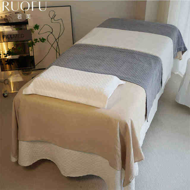 New simple beauty bed cover four-piece set high-end anti-wrinkle beauty salon special bed sheets for four seasons universal custom LOGO
