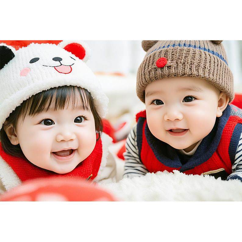 漂亮娃娃大眼萌宝宝男孩女孩墙贴婴儿好孕贴纸自带粘胶卧室床头画,淘宝优惠券,粉丝福利购,淘宝优惠卷