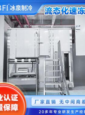 流态化速冻机水果IQF单体速冻设备蓝莓/草莓速冻生产线-35℃