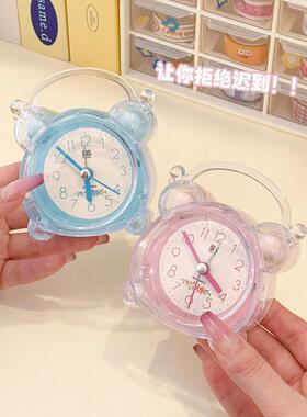 花缘梓可爱卡通闹钟儿童学生专用起床神器卧室宿舍高颜值懒人起床