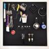 Genuine hole plate hole plate hole jewelry upper wall display rack hardware round home storage mobile phone thousands of accessories