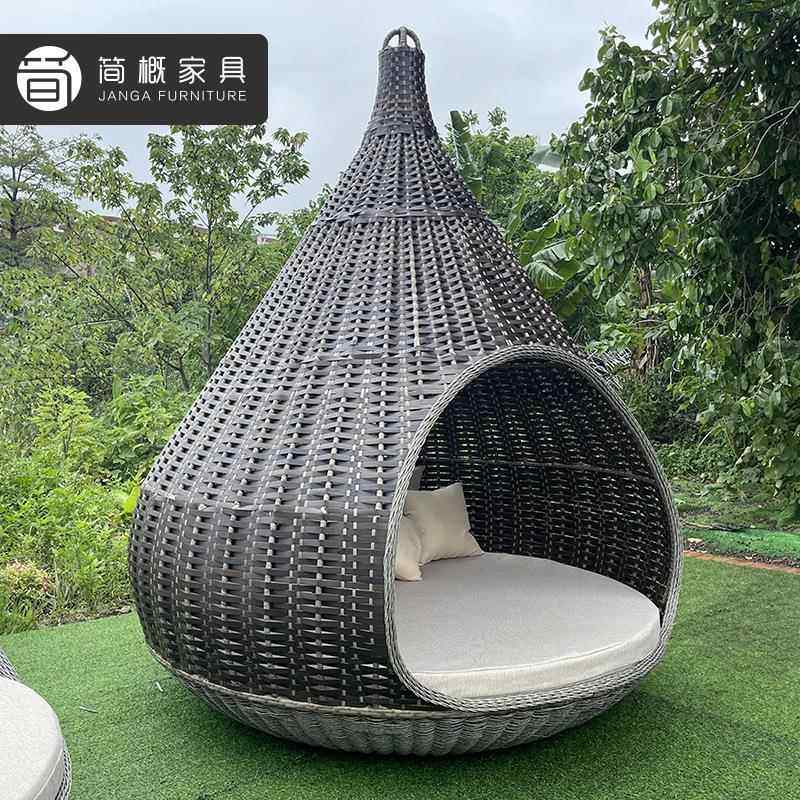 户外家PE藤编海沙发87边躺床店度假村景区酒网红具鸟巢拍照道具吊,淘宝优惠券,粉丝福利购,淘宝优惠卷