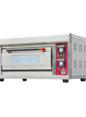 燃气烤箱烤炉商用大容量一层一盘披萨烤鸡蛋糕面包烘焙设备