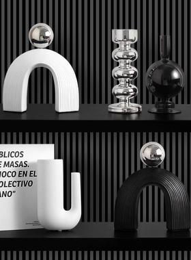 诚艺轻奢高级感家居软装饰品客厅电视柜酒柜乔迁艺术小众壁龛摆件