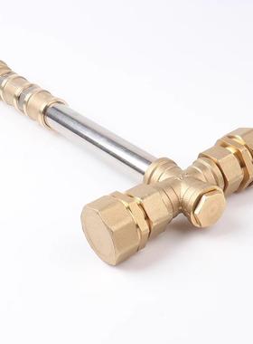 黄金圣锤五金材料包diy组装雷神之战锤八棱亮银桌面装饰道具摆件