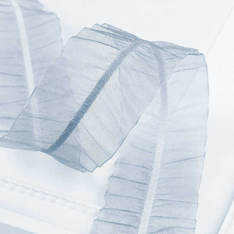 韩国单皱纱织带DIY手工丝带蝴蝶结材料荷叶边雪纱单条纹皱纹纱带,淘宝优惠券,粉丝福利购,淘宝优惠卷