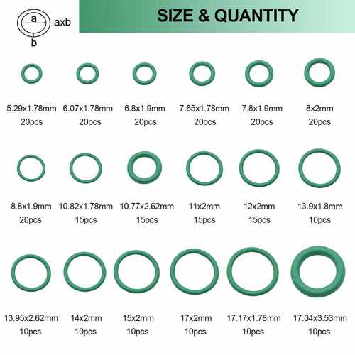 c 制冷拆卸芯 r134a/310pcs40pcs空调带r12a工具气门汽车配件套件 - 图0