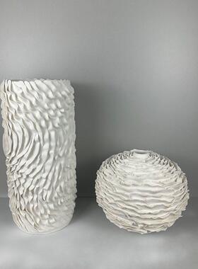 现简约轻奢陶瓷创意摆件桌面软装客厅居家样板间玄关装饰售楼处