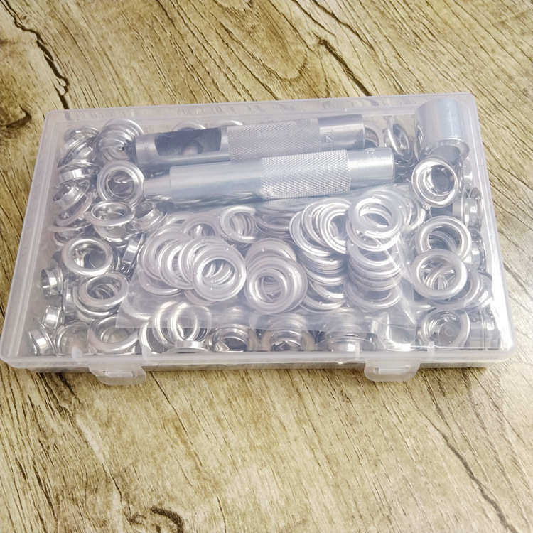 150套12mm气眼带安装工具 腰带风衣配件黄铜盒装鸡眼套装,淘宝优惠券,粉丝福利购,淘宝优惠卷