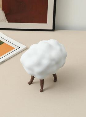 现极抽象FC-SZ250动面物卷卷代羊可爱简摆件展厅民宿客厅桌创意家