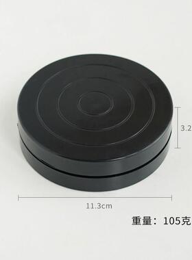 香薰蜡烛铝合金转台360度旋转双面静音防滑小转盘裱花蛋糕diy工具