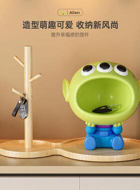 可爱三眼仔周边创意玄关钥匙收纳摆件客厅鞋柜装饰品生日乔迁礼物