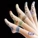 Socks for women summer ins short-tube crystal socks glass silk embroidered cassette ultra-thin see-through multi-piece set