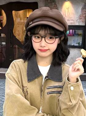 2026新款复古画家八角贝雷帽女秋季显脸小云朵帽穿搭百搭鸭舌帽子