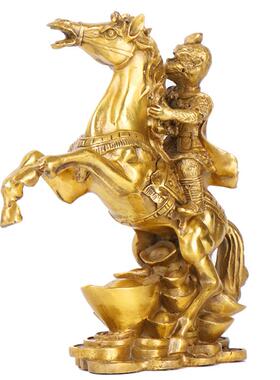 杨铜记 铜马上大圣 摆件 居家工艺品 马上猴 马上传令 元宝猴