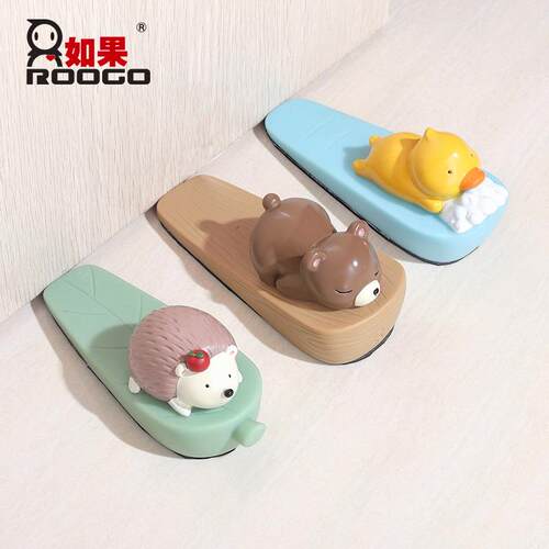 如果卡通创意门阻顶门防撞动物门碰客厅儿童安全门档门塞 - 图1