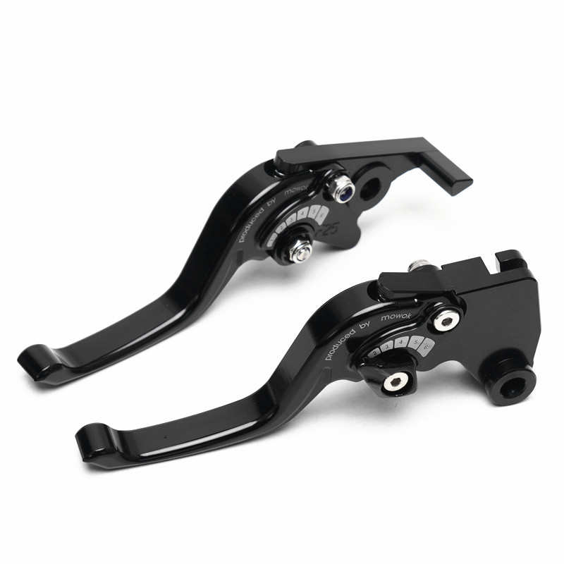 摩托车配件适用高金GK500 Flame500两指短款竞技牛角刹车离合手把 - 图1