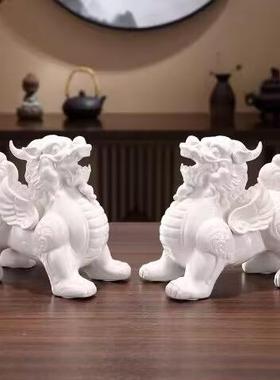 正品貔貅陶瓷招财室摆品件家居客厅摆件办公桌电面玄关视酒柜礼装