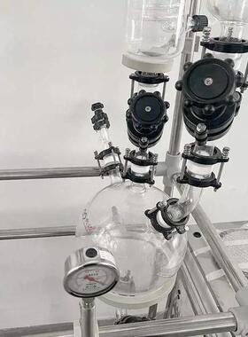 玻璃降膜蒸发器适用热敏性物料、发酵液、牛奶果汁、废水低温蒸发