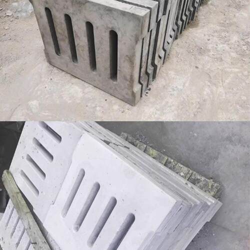 铁路速排AJT沟雨水井盖板预制塑泥料模盒高水浇筑沟盖板塑料模水 - 图1