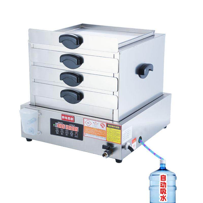 赛煌西厨商用广东肠粉机电热早餐粉撑拉粉抽屉式小型台式肠粉蒸箱,淘宝优惠券,粉丝福利购,淘宝优惠卷