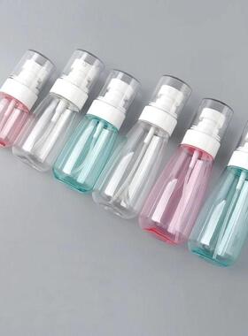 Travel-friendly refillable spray bottles with fine mist for