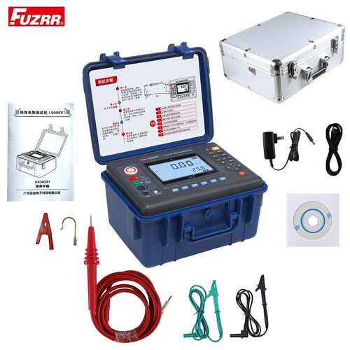 ES3035+数字绝缘电阻兆欧表100V，250V，500V，1000V，2500V，5kV - 图2