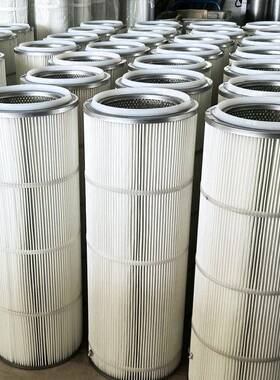 工业除尘器不锈钢滤筒塑粉回收空气滤芯工业静电喷塑喷粉除尘滤芯