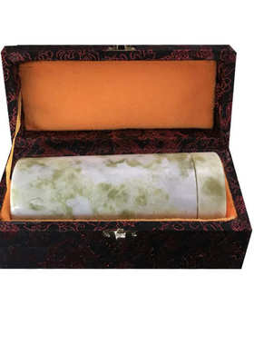 天然岫玉水杯 蓝田玉玉石水杯 玉石茶杯 精美玉石会销礼品批发