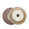 Little Sun Yongliang flower-shaped page wheel 50-page grinding disc polishing cloth wheel polishing hundred-page sheet 100X16 soft film and hard film